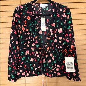 Never Fully Dressed Multicolor Animal Print Blouse